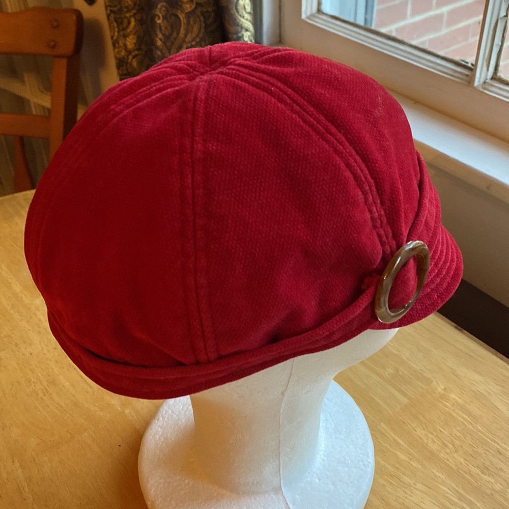 Scala Gatsby Style Red Hat Pre-Owned Condition - image 3